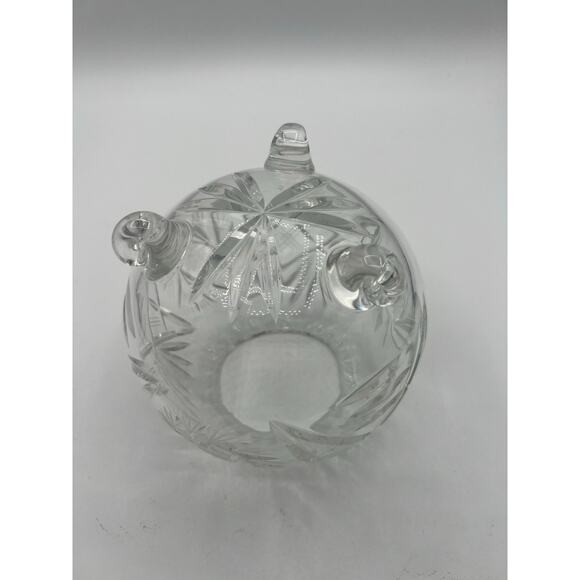 American Cut Glass Footed Rose Bowl Vase - Picture 4 of 5